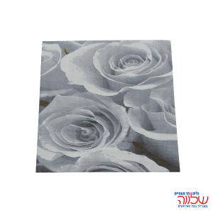 20 מפיות מהודרות 33/33 פרחים אפור