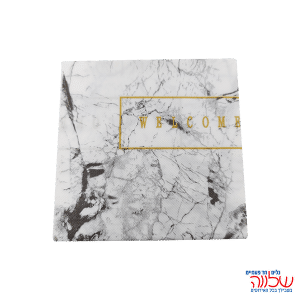 מפיות נייר 33*33 20יחידות שיש שחור/לבן/זהב