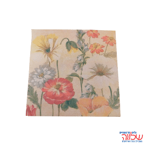 מפיות נייר 33*33 20יחידות פרחים צבעוני