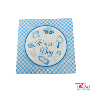 חב' 20 מפיות נייר 33/33 כחול