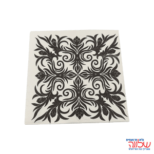 חב 20 מפיות נייר33/33 עיטור שחור