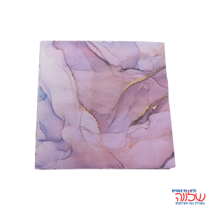 מפיות נייר 33*33 20יחידות שיש סגול