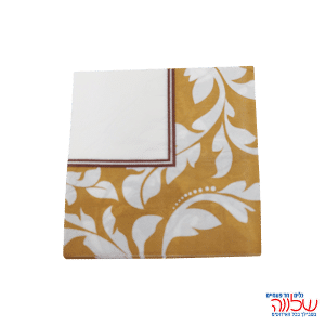 חב 20 מפיות נייר זהב/לבן