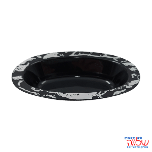 קסרול שיש שחור כסף 6 יחידות