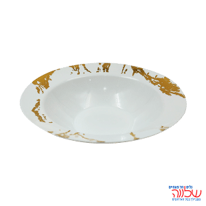 מרקיות שיש לבן זהב 10 יחידות