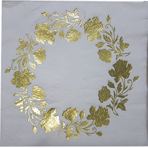 חב 20 מפיות נייר מעוטרות