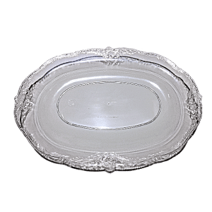 3 מגשים אובלים עמוקים ויקטוריה שקוף