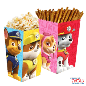 קופסאת פופקורן וחטיפים 6 יחידות מפרץ