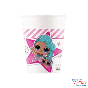 כוס מתכלה  8 יח' LOL