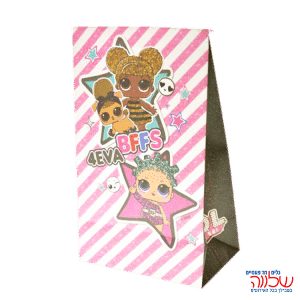 שקית נייר בסיס 6 יח' LOL