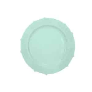 10 צלחות ויקטוריה 7" טורקיז