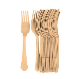 מזלגות מעץ  20 ס"מ ארוז 25