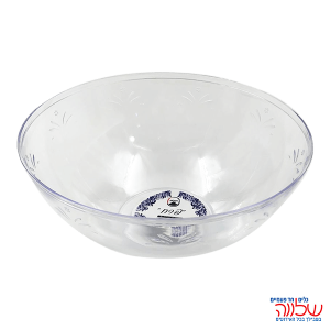 קערה קריסטלית 12 פרח