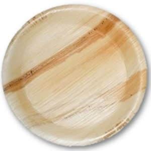 מגש עגול דקל ק. 30 מתכלה 5 יח'