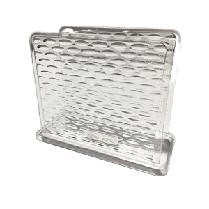 מעמד פלסטיק למפיות שקוף