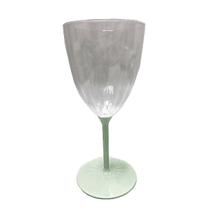 כוסות יין רגל מנטה  6 יח'