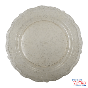 צלחת לייט וינטג נצנצים זהב 10" 10 יח