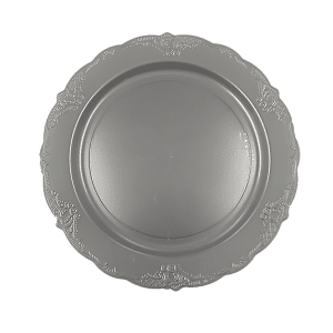 צלחת וינטג כסף 10" ארוז 10 יחידות