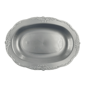 מגש אובלי כסף 3 יח' וינטג'