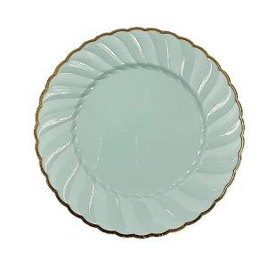 צלחת לוטוס "10" טורקיז 10 יח'