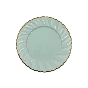 צלחת לוטוס 9.5" טורקיז 10 יח'