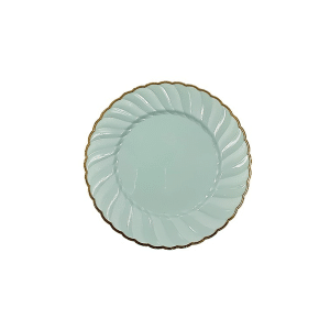 צלחת לוטוס 7.5" טורקיז 10 יח'