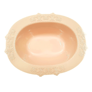 3 מגשים אובלים עמוקים ויקטוריה ורוד