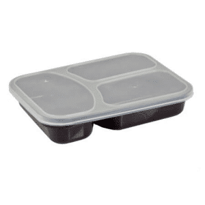 קופסא מחולקת שחורה + מכסה