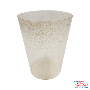 אגרטל עגול נצנץ זהב