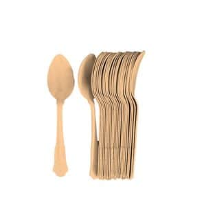 כפית מעץ  20 ס"מ ארוז 25