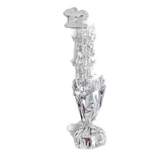 קישוט מרכז שולחן בת מצווה DA-9345-N12-SILVER
