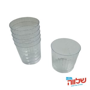 כוס פלסטיק וויסקי 6 יח DA-11837