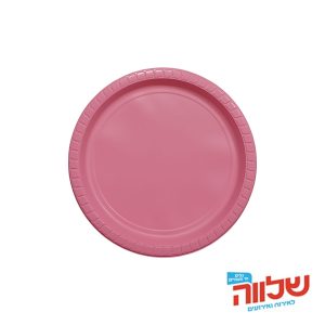 צלחת פלסטיק 7" ורוד 10 יחידות DA-13649-S-BABY PINK