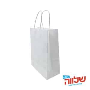 שקית נשיאה נייר בינונית 27*22*11 ס"מ DA-9403-WHITE